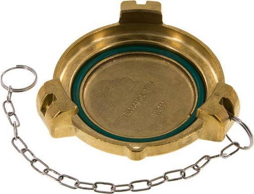 [F246D] DN 100 Brass Tank Truck (TW) Cap MB Type