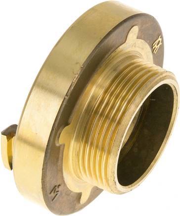 [F24C3] 38 (51 mm) Brass Storz Coupling G 1 1/2'' Male Thread