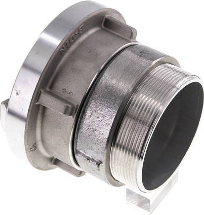 [F24D5] 75-B (89 mm) Forged Aluminum Storz Coupling G 3'' Male Thread Rotatable