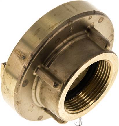 [F24EP] 52-C (66 mm) Coupleur Storz en laiton G 1 1/2'' filetage femelle