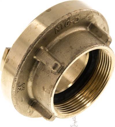 [F24EQ] 52-C (66 mm) Coupleur Storz en laiton G 2'' filetage femelle