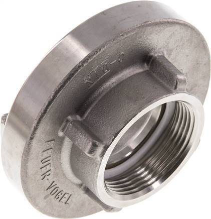 [F24FC] 52-C (66 mm) Stainless Steel Storz Coupling G 1 1/2'' Female Thread