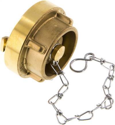 [F24J7] 25-D (31 mm) Brass Cap for Storz Coupling