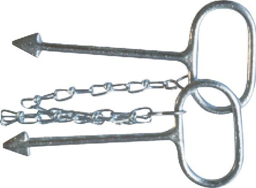 [F24MX] Manhole Hook Opener With Chain