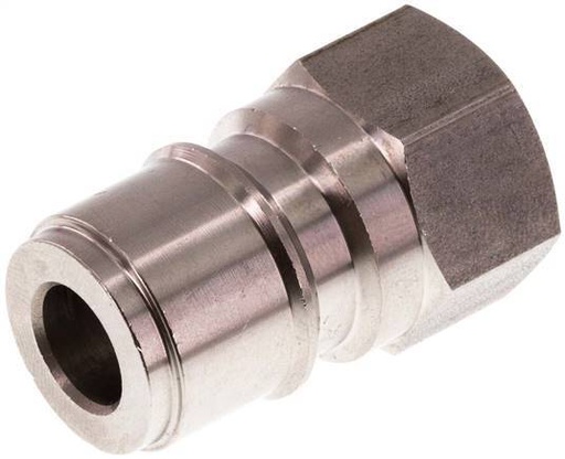 [F24SW] Acoplamiento de acero inoxidable DN 10 para enchufe de lavadora G 3/8 pulgadas rosca macho