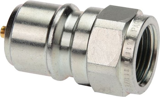 [F24T2] RVS DN 10 Wasapparatuur Insteeknippel G 3/8 inch Buitendraad Dubbele afsluiting