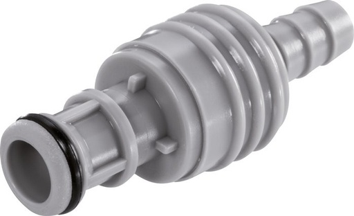 [F22MS] PP DN 6.4 Linktech Coupling Plug 6.4 mm Hose Pillar 50 Series