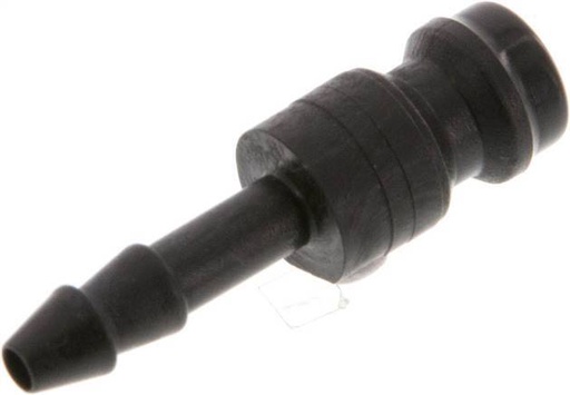 [F22SP] POM DN 5 Coupling Plug 4 mm Hose Pillar