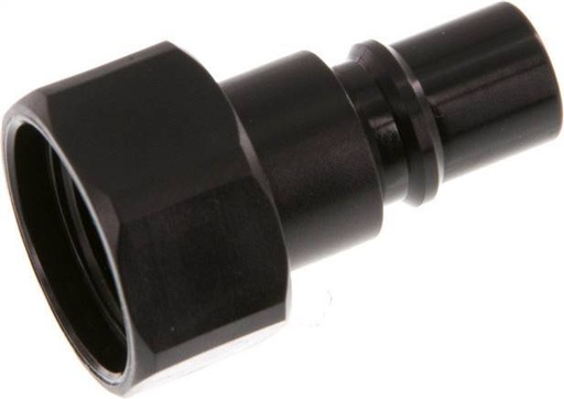 [F22UE] POM DN 7.2 Koppeling Insteeknippel G 3/8 inch Binnendraad