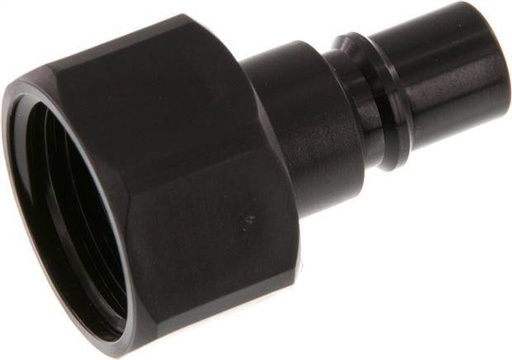 [F22UF] POM DN 7.2 Tapón de acoplamiento G 1/2 pulgadas rosca hembra