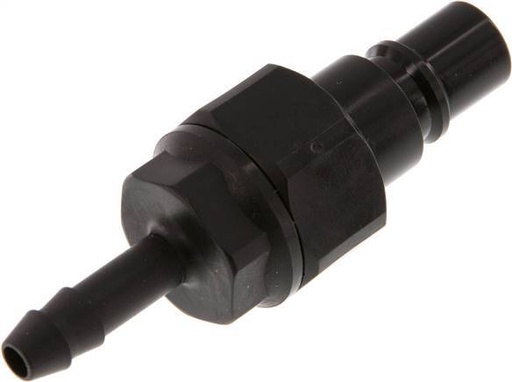 [F22V9] POM DN 7.2 Coupling Plug 6 mm Hose Pillar Double Shut-Off
