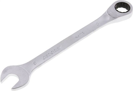 [T2244] 19mm Gedore Open End Wrench With Ratchet End