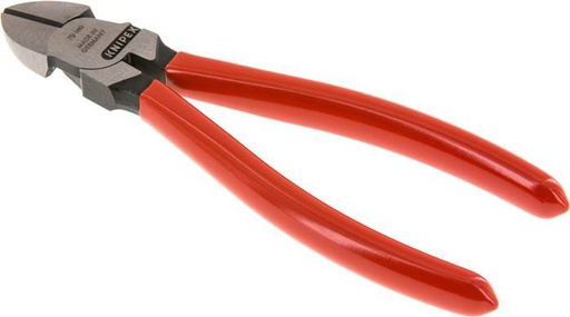 [T22F3] Alicates de corte diagonal Knipex 160 mm Mangos recubiertos de plástico