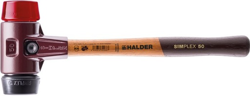 [T22R5] Halder Simplex Soft Face Hammer Replaceable Rubber/Plastic Buttons 60mm