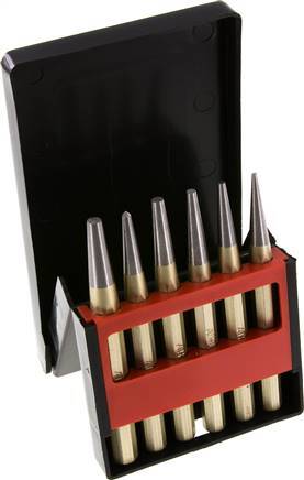 [T22S6] 6-piece Set of Pin Punches