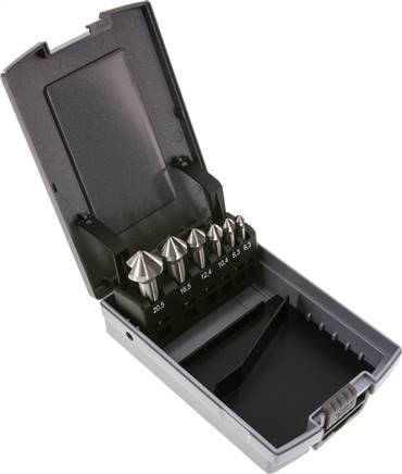 [T22VW] RUKO HSS 6-Piece Countersink Set 6.3 To 20.5mm