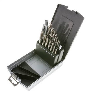 [T23AD] 15-Piece Hand M3-M12 Thread Tapping Set HSS Blind Hole