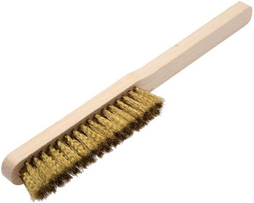 [T23B2] Brosse fine Fil de laiton ondulé