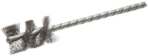 [T23DE] Cylinder Brush 10 mm 3.8mm Shaft Steel Wire