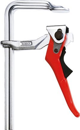 [T23F2] Fully Steel Lever Clamp 200 mm Range 100mm Jaw Depth