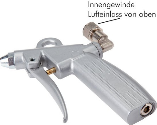 [P223Q] Aluminium-Luftblaspistole Geeignet für Schlauchaufroller G 1/4" (FT)