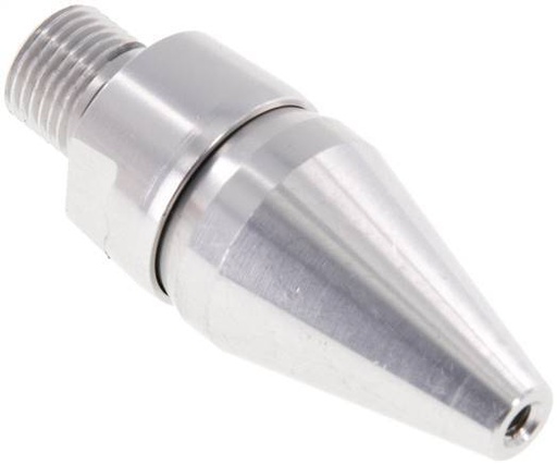 [P224T] Adjustable Air Saving Nozzle R 1/8"(MT) Aluminum