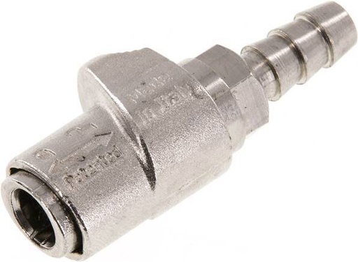 [P227D] Dubbele Klauw Profi-Plug Met 8mm Slangpilaar Aansluiting