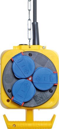 [P22BE] Distribuidor de energía eléctrica Con 3 tomas de corriente Schuko 230V/16A y 1 CEE 400V/16A