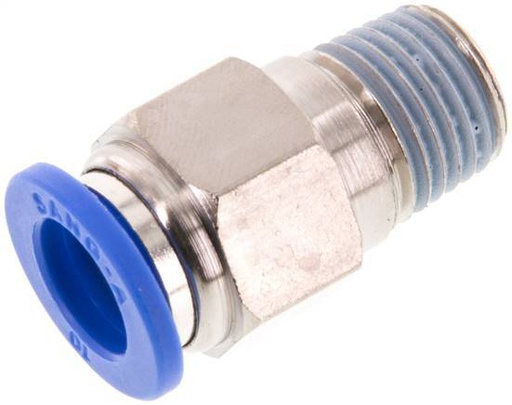 [F24UA] raccord enfichable 10mm x R1/4'' avec filetage mâle Laiton/PA 66 NBR