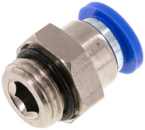 [F24V5] raccord enfichable 8mm x G1/4'' avec filetage mâle Laiton/PA 66 NBR