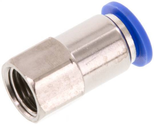[F24X6] raccord enfichable 10mm x G1/4'' avec filetage femelle Laiton/PA 66 NBR