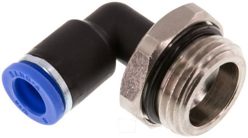 [F24ZW] Racor de 8mm x G1/2'' 90deg con rosca macho Latón/PA 66 NBR Giratorio