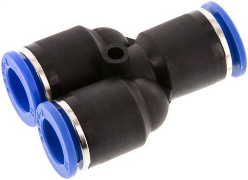 [F25NR] Raccord enfichable en Y 12mm PA 66 NBR