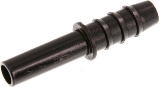 [F25Q3] Racor de 8mm x 8mm con pilar de manguera PA 66 NBR