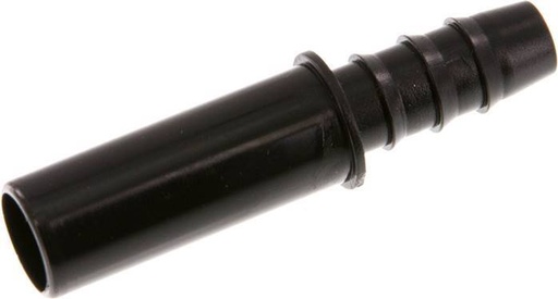 [F25Q5] Raccord enfichable 12mm x 8mm avec pilier de tuyau PA 66 NBR