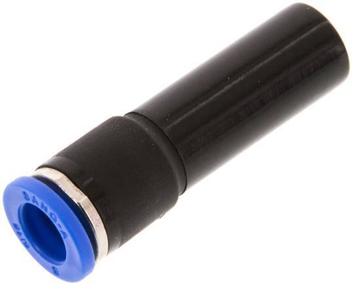 [F25QG] Raccord enfichable 8 mm x 12 mm avec bouchon PA 66 NBR