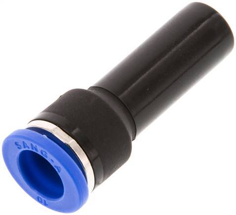 [F25QH] Raccord enfichable 10 mm x 12 mm avec bouchon PA 66 NBR