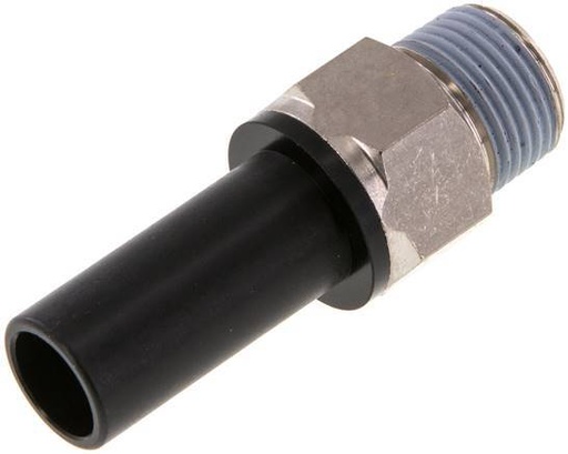 [F25SP] Raccord enfichable 14mm x R3/8'' avec filetage mâle Laiton/PA 66 NBR