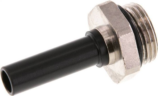 [F25T6] 8mm x G3/8'' Steckverschraubung mit Außengewinde Messing/PA 66 NBR