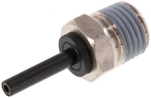 [F25TM] Raccord enfichable 4mm x 1/4'' NPT à filetage mâle Laiton/PA 66 NBR