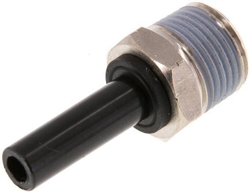 [F25TR] Raccord enfichable 8mm x 3/8'' NPT à filetage mâle Laiton/PA 66 NBR