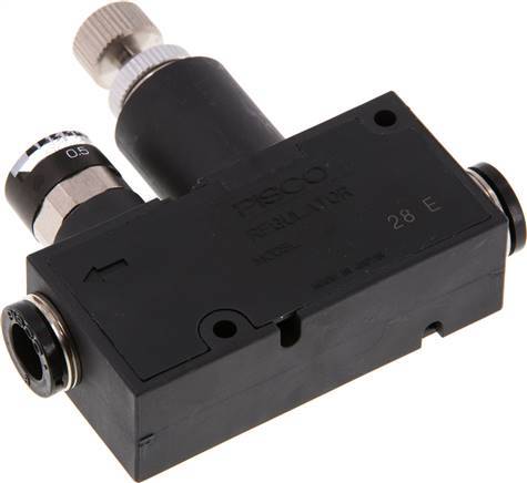 [F25VH] Pneumatische Drukregelaar 8mm met manometer