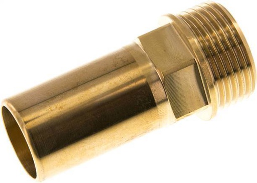 [F2646] 28mm x G1'' Plug-in Fitting with Male Threads Brass