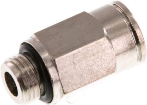 [F2656] raccord enfichable 8mm x G1/8'' à filetage mâle Laiton NBR