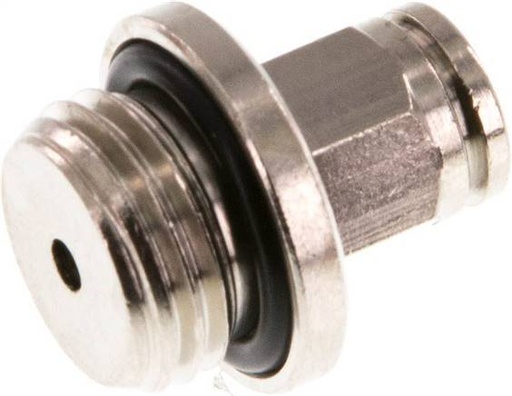 [F2658] raccord enfichable 4mm x G1/4'' à filetage mâle Laiton NBR