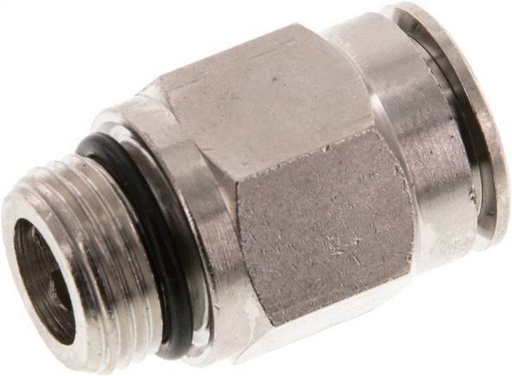 [F265H] 14mm x G3/8'' Push-in Fitting with Male Threads Brass NBR