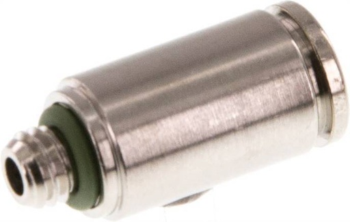 [F265Q] raccord enfichable 4mm x M 5 à filetage mâle Laiton FKM