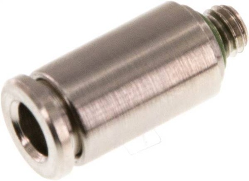 [F265R] raccord enfichable 5mm x M 5 à filetage mâle Laiton FKM