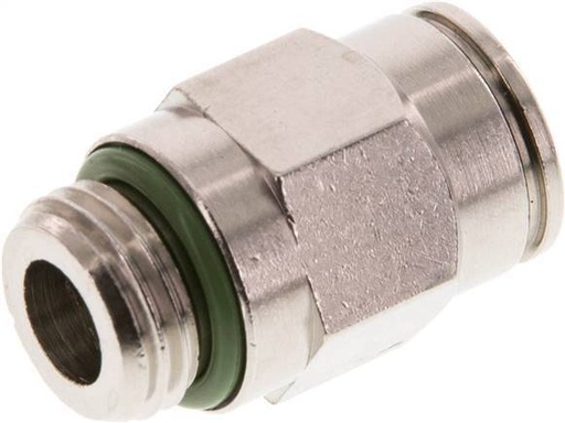 [F266A] raccord enfichable 10mm x G1/4'' à filetage mâle Laiton FKM