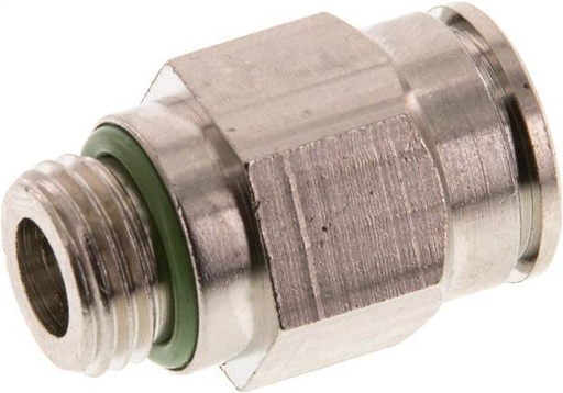 [F266B] raccord enfichable 12mm x G1/4'' à filetage mâle Laiton FKM